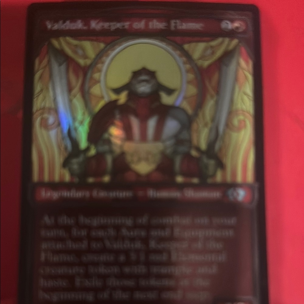 Magic: The Gathering - Valduk, Keeper of the Flame Card